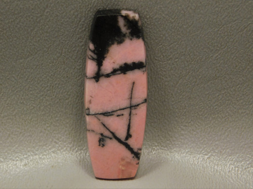 Stone Cabochon Rhodonite Pink Black Australia Rock #3