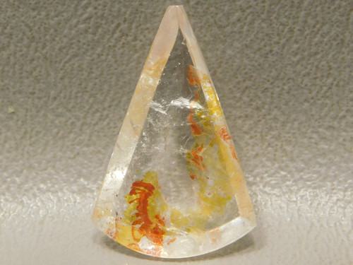 Hematoid Quartz Red Yellow Included Ferruginous Quartz Cabochon #Q28