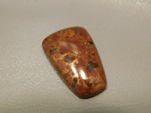 Trapezoid Cabochon Native Copper Rose Red Stone #20