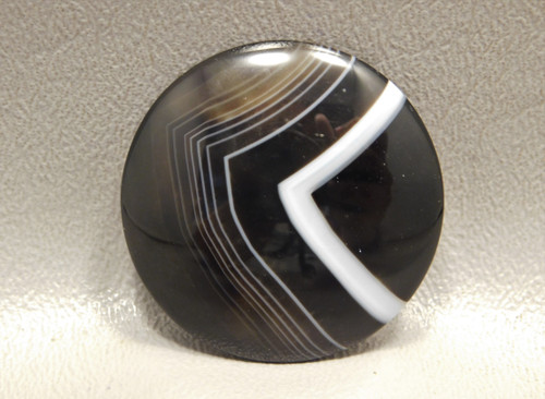 Tuxedo Agate Custom Cut 35 mm Round Cabochon Gemstone #9