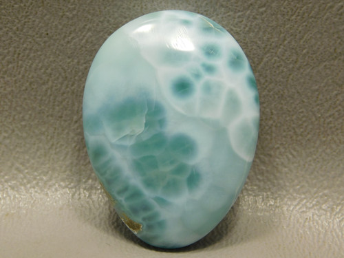 Larimar Stone Cabochon Sea Blue Elliptical Egg Shaped Collector #1