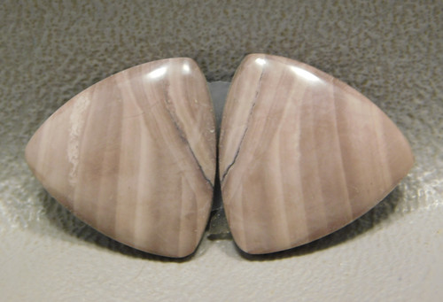 Royal Imperial Jasper Cabochon Stones Matched Pair 17 mm Trillion #3