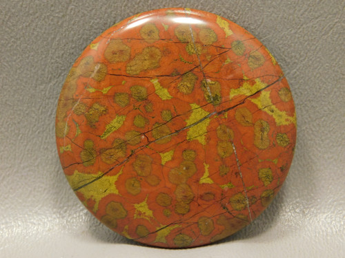 51 mm Round California Morgan Hill Poppy Jasper Cabochon #13