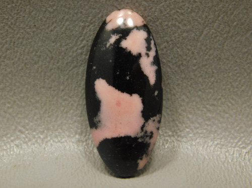Jewelry Cabochon Stone Rhodonite Pink Black Australia #1