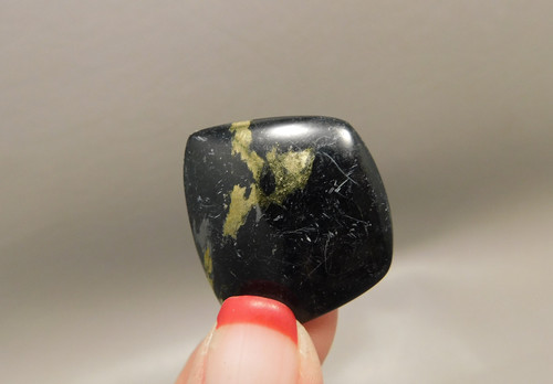 Freeform Black Apache Gold Designer Stone Cabochon Arizona #23