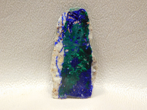 Azurite Malachite Freeform Small Natural Polished Stone Slab #S11