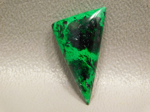 Maw Sit Sit Vibrant Green Jade with Black Stone Cabochon #3
