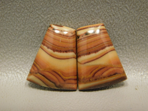 Wave Dolomite Semiprecious Stone Cabochons Matched Pairs #21