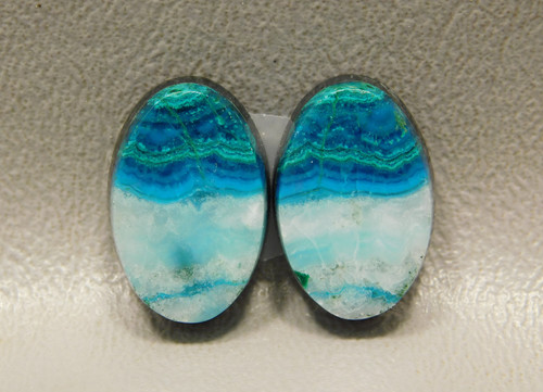 Chrysocolla Malachite High Grade Stones Blue Green White Cabochons #10