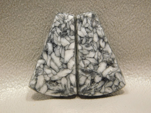 Pinolith Pinolite Austria Matched Pair Stone Designer Cabochons #6