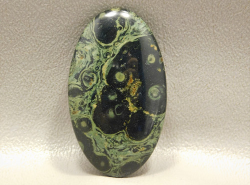 Kambaba Jasper Fossil Green Orb Stone Cabochon #24