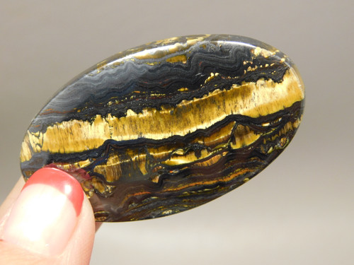 Tiger Iron Cabochon Australia Stone for Jewelry Designing #3