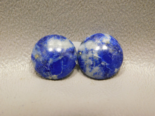 Cabochons Blue Stone Lapis Small 13 mm Round Matched Pairs #20