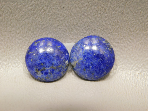 Cabochons Natural Stones Lapis Lazuli 13 mm Rounds Matched Pairs #4