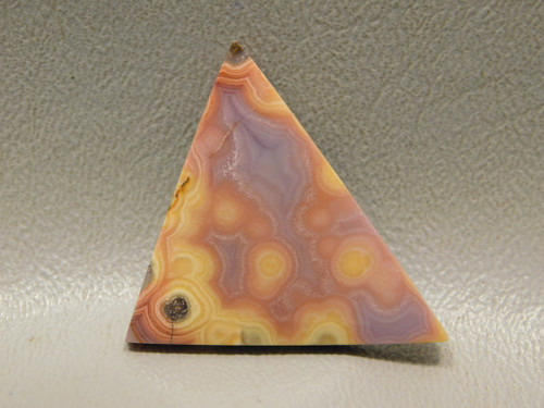 Yellow Purple Pink Coyamito Agate Stone Cabochon Triangle #4