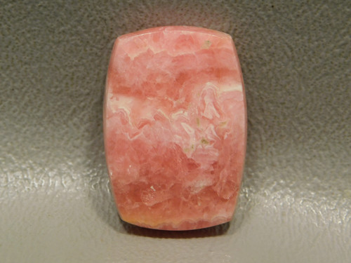 Pink Cabochon Bowed Rectangle Jewelry Stone Rhodochrosite #10