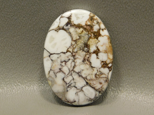 Cabochon Stone Wild Horse White Magnesite Appaloosa Stone #6