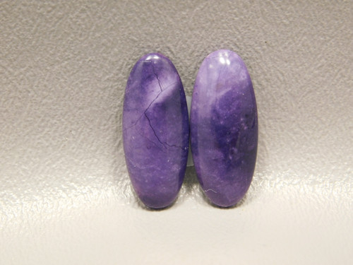Cabochons Tiffany Stone Purple Opalite Fluorite Matched Pairs #8