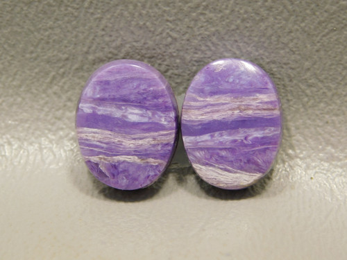 Charoite Purple Jewelry Cabochon Stones Matched Pairs #10