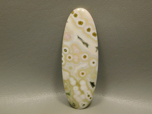 Ocean Jasper High Grade Orbicular Collector Designer Cabochon #XL3