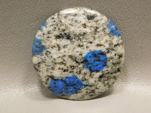 Cabochon K2 Azurite Granite 40 MM Round Semi Precious Gemstone 1