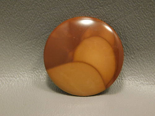 Orbicular Bruneau Picture Jasper 30.5 mm Round Stone Cabochon #21