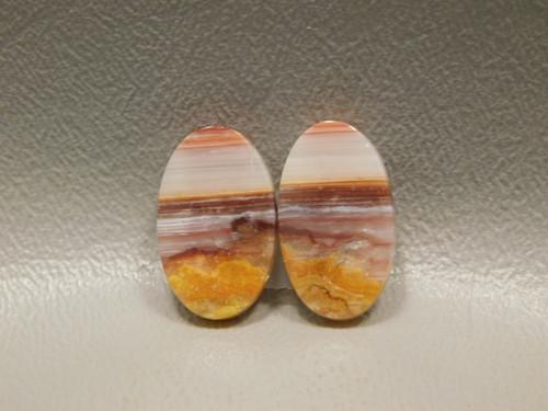 Candy Opal Matched Pairs Gemstones Cabochons Bacon Striped #8