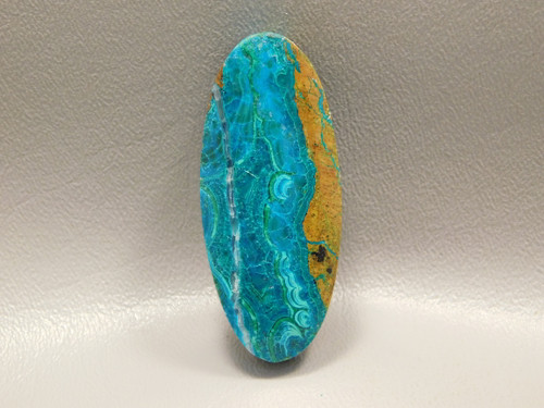 Chrysocolla Malachite Drilled Gemstone Bead Pendant #4