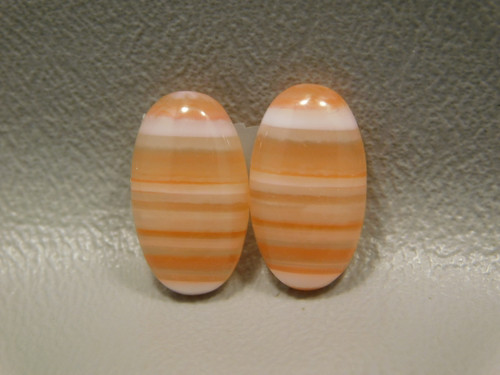 Carnelian Semiprecious Stones Cabochons Matched Pairs #13