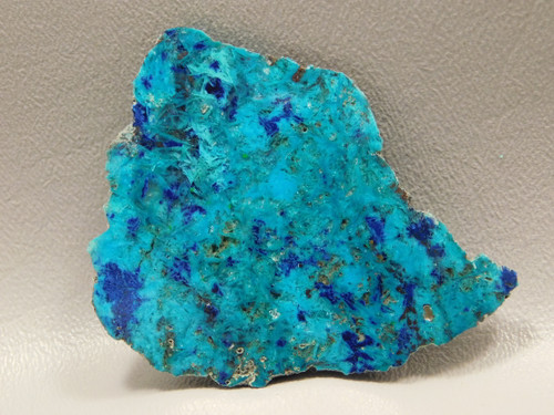 Blue Chrysocolla Shattuckite Semiprecious Stone Slab Cabochon #S7