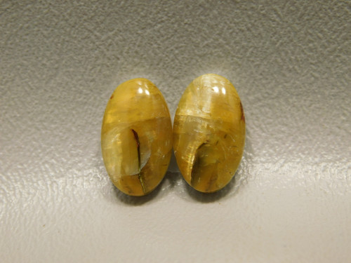 Arizona Pietersite Chatoyant Matched Pair Stones Cabochons #4