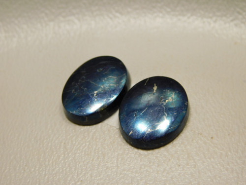 Covellite Matched Pairs Ovals Cabochons Stones #15