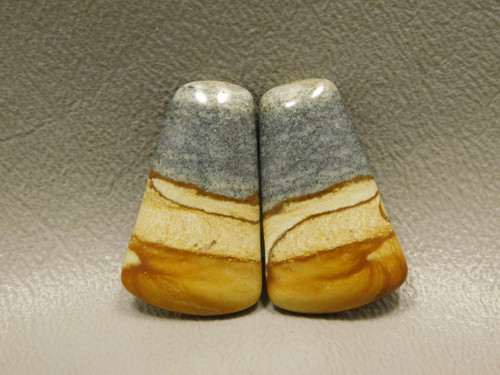 Starry Night Picture Jasper Matched Pair Cabochons #4