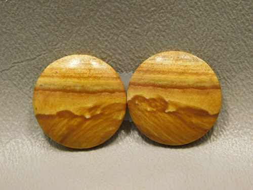 Starry Night Picture Jasper Matched Pair Cabochons #3