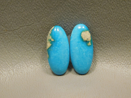 Turquoise Matched Pair Loose Stone Cabochons #13