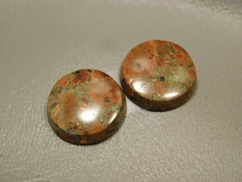Copper Rose Matched Pair Cabochons #13