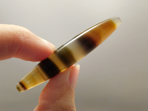 Brazilian Piranha Agate Stone Bead Pendant #11