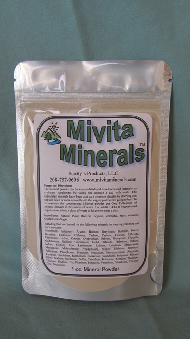Mivita Minerals Concentrated pwd. 1 oz.