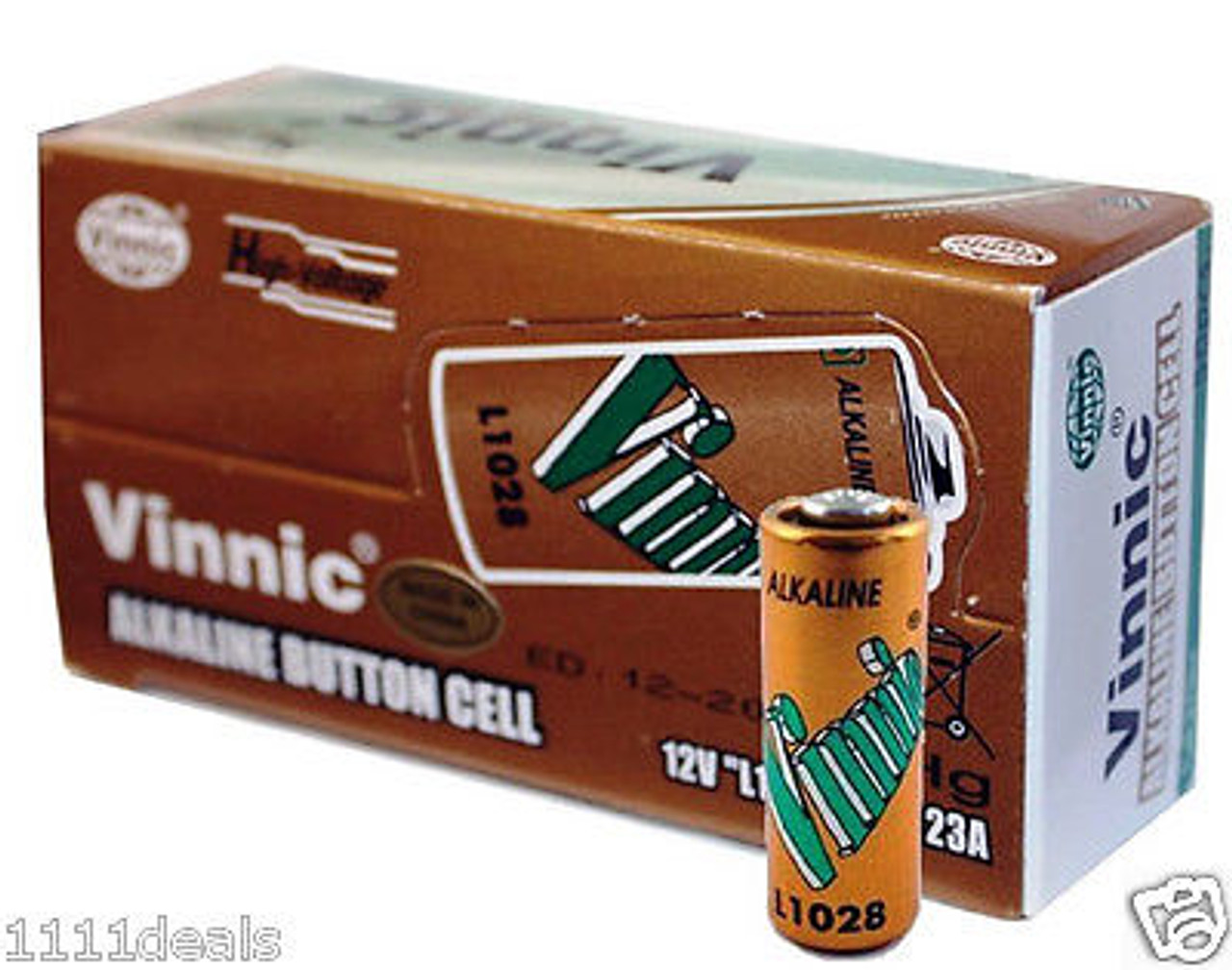 Vinnic 5pk L1028 Alkaline 12V Batteries GP23A, MN21, A23, LRVO8 