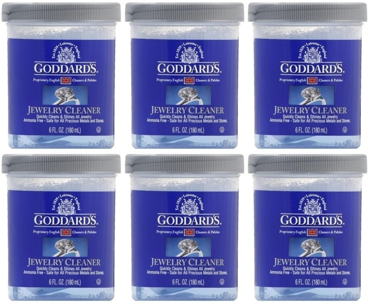 GODDARD'S Instant Jewelry Cleaner 6 Oz Each (2 PACK)