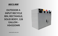 Introducing the Securr Outdoor 4-Input Recycle Bin
