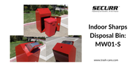 Secure Your Environment with Securr Indoor Sharps Disposal Bin, 38 Gallons - MW01-S