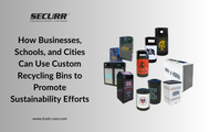 How Businesses, Schools, and Cities Can Use Custom Recycling Bins to Promote Sustainability Efforts