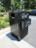 Outdoor Trash or Recycle Cart Garage, Solid Body or with Panels, Holds One 32-35 Gallon Poly Cart - CG35