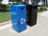 Outdoor Trash or Recycle Cart Garage, Solid Body or with Panels, Holds One 65 Gallon Poly Cart - CG65