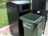 Outdoor Trash or Recycle Cart Garage, Solid Body or with Panels, Holds One 65 Gallon Poly Cart - CG65