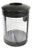 Trash or Recycling Can, Round, DHS Compliant, Clear Polycarbonate Panels, 55 Gallon - HS55 DHS