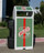 Outdoor Convenience Store Advertising Trash Can, Square, 36 Gallon  - HS36OW-ADVERT-1
