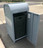 Outdoor Theme Park Style Trash Can, Powder Coated, 36 Gallon - AP-01