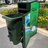 ADA Compliant Outdoor Trash or Recycle Cart Garage, Solid Body or with Panels, Holds One 95 Gallon Poly Cart - CG95ADA